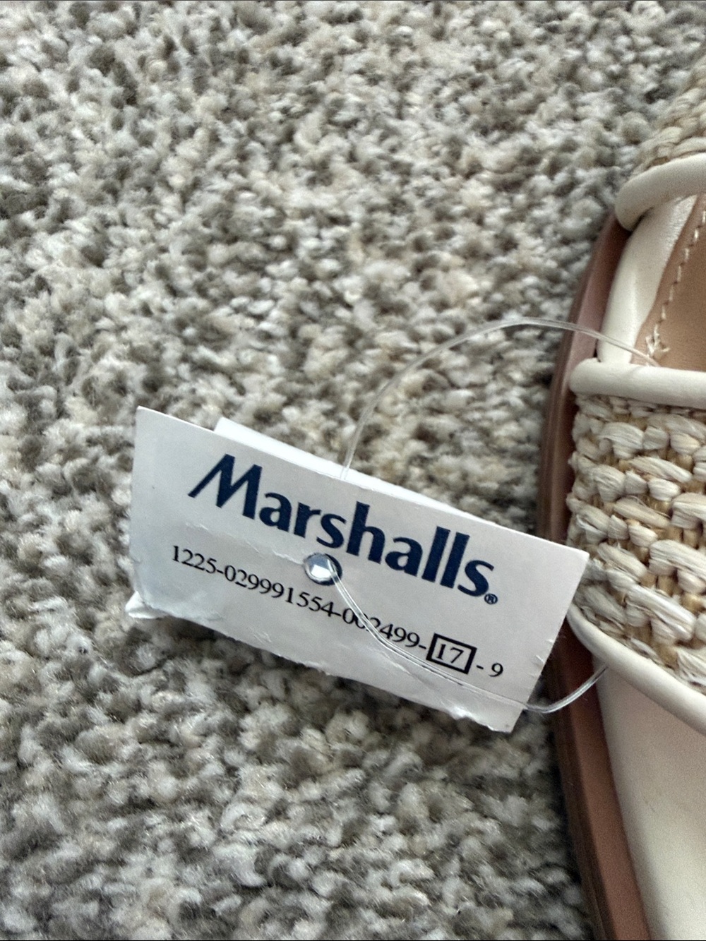 STEVEN New York Cream Beige Woven Slide Mules size 9 1/2 - Picture 3 of 6